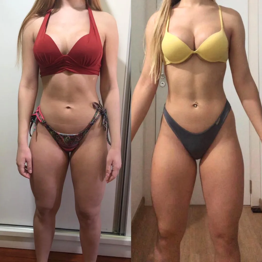 Resultado de aluna Verus — antes e depois